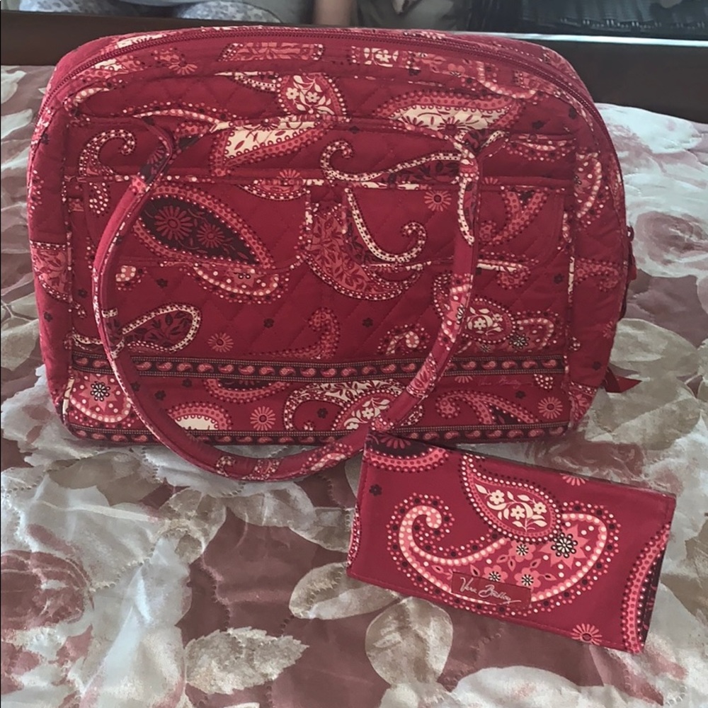 Authentic Vera Bradley purse and check book